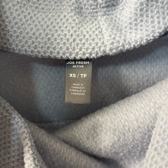 Joe Fresh XS Women's Waffle Knit Light Gray Matching Coord Jogger Set - Picture 2 of 10